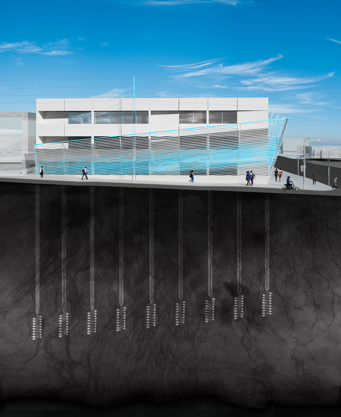 Liquid Facade - University Project - Mélissa Anderson {Designer}