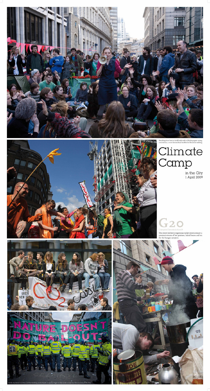 Time to Act The Camp for Climate Action Poster Exhibition EcoLabs