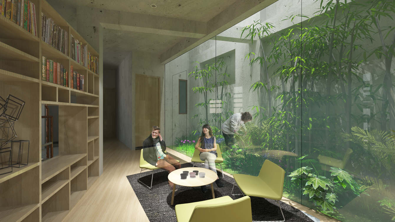 流動縫隙的植物之旅 Hostel P Urbanwasabi