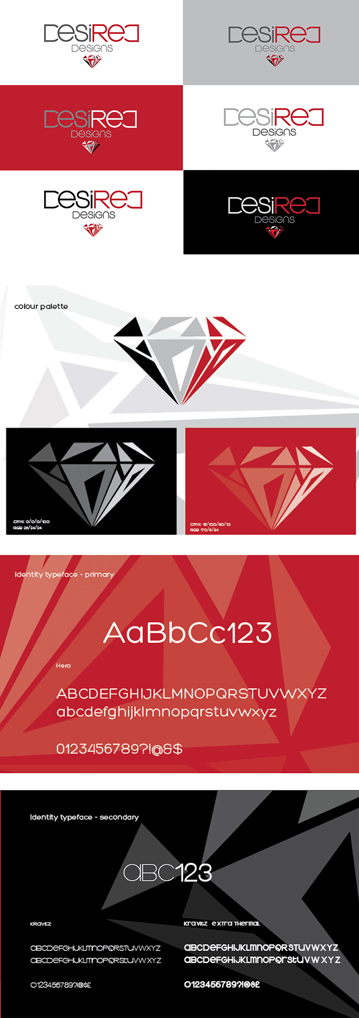 Desired Designs - branding - desired designs