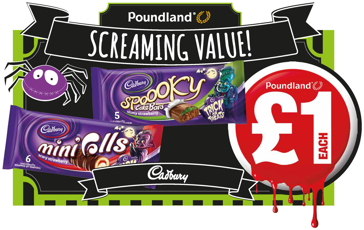Poundland Halloween Sian Owen Creative Thinking, Design & Artwork