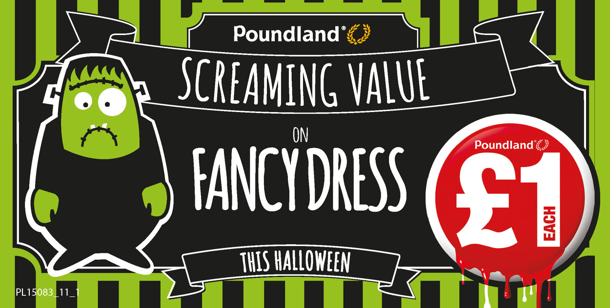 Poundland Halloween Sian Owen Creative Thinking, Design & Artwork