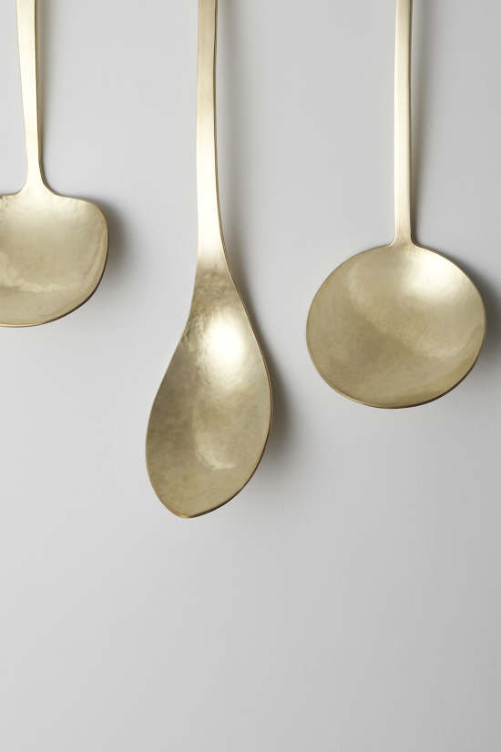 Brass Serving Spoons studiokyss