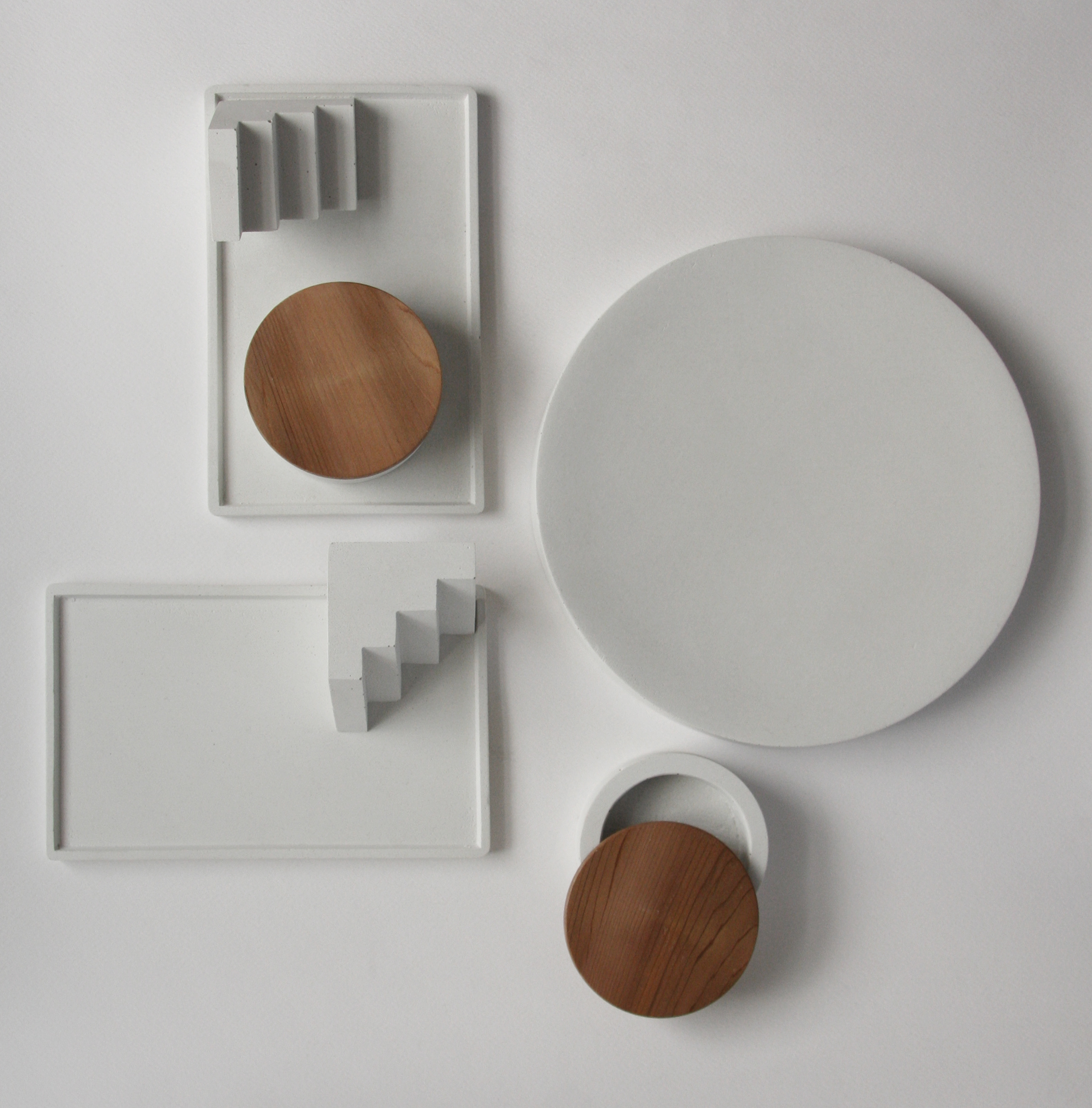 White Concrete Desk-top Range - studiokyss