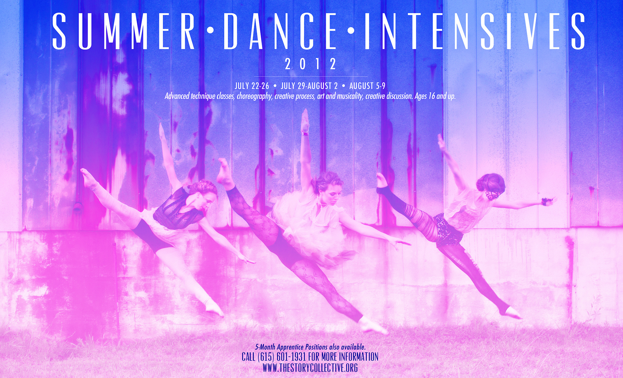 Summer Dance Intensives - Design Work // Bernie Hendricks