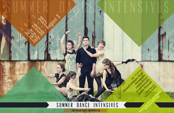 Summer Dance Intensives - Design Work // Bernie Hendricks