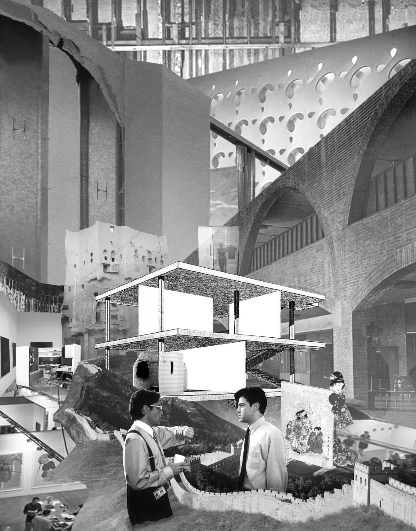 Elements of Architecture Collages