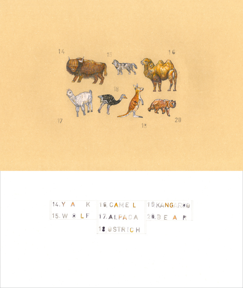 填滿空白 動物練習fill In The Blanks Practice Of Animals Dirty Paper