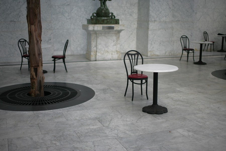 deserted table i diaries