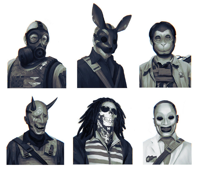 Masks Yefim Concept Art