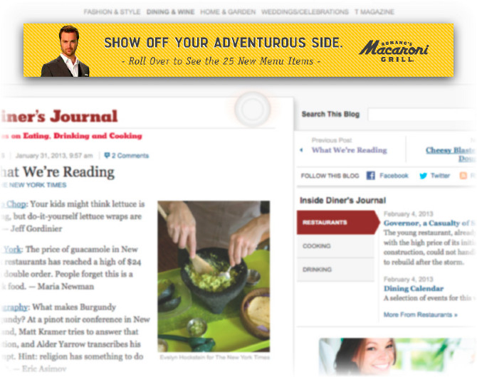 Macaroni Grill Menu Insomnia Graphics