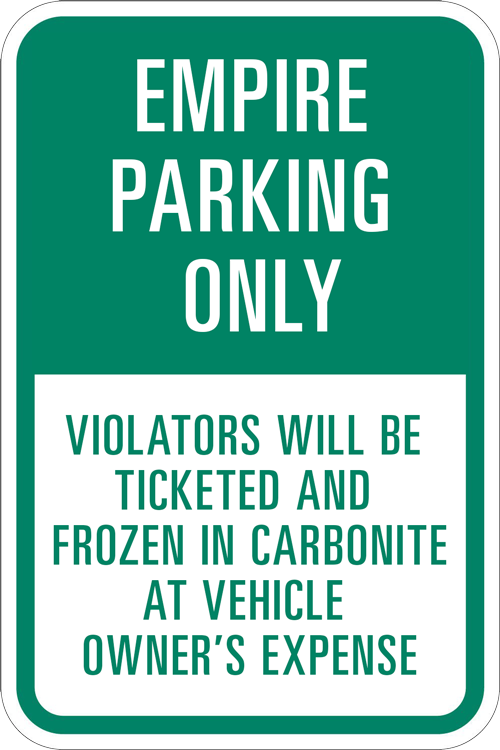 Star Wars Parking Alexis Justman