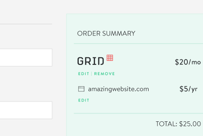 UI Design: Order Process - 900rpm.com