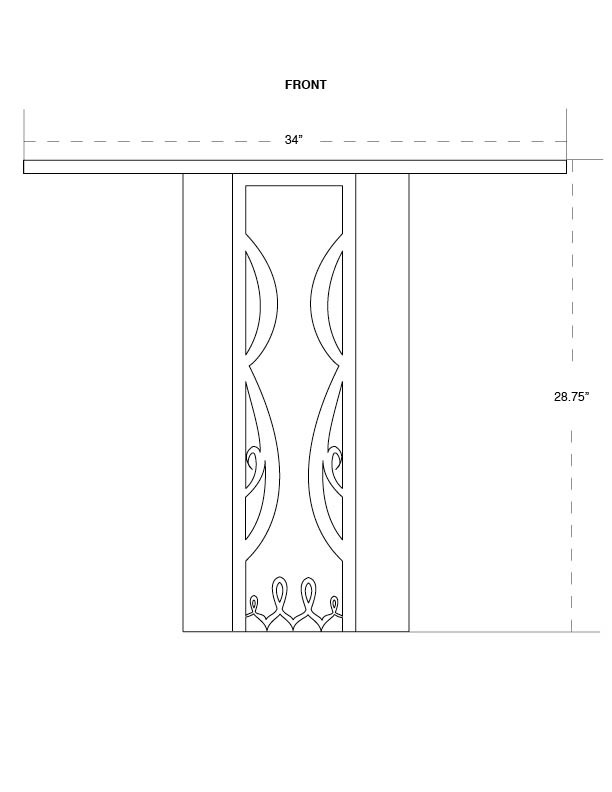 HEXAGON TABLE Marlena Gonzales