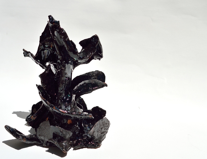 Glazed clay sculptures Francesco Olivieri