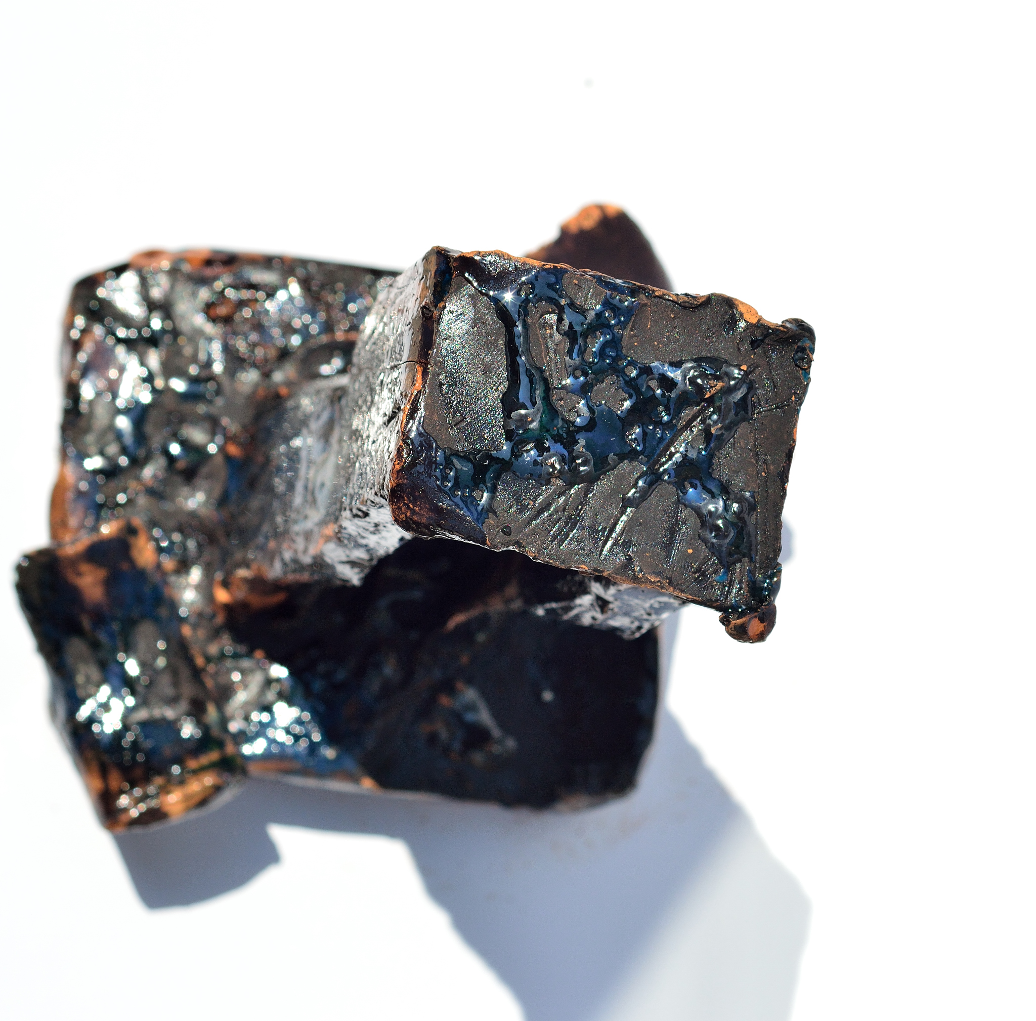 Glazed clay sculptures Francesco Olivieri