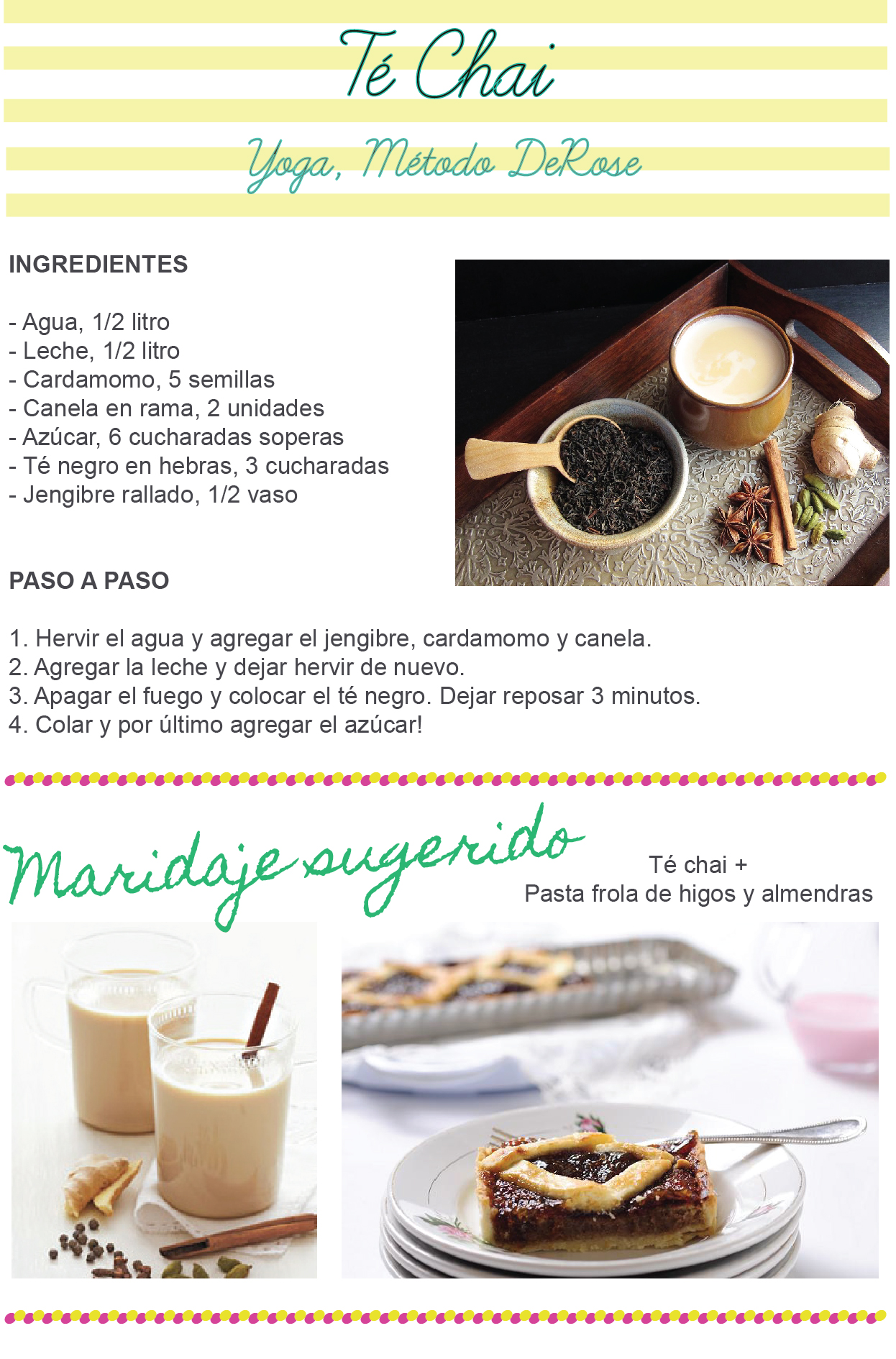 Te receta chai para