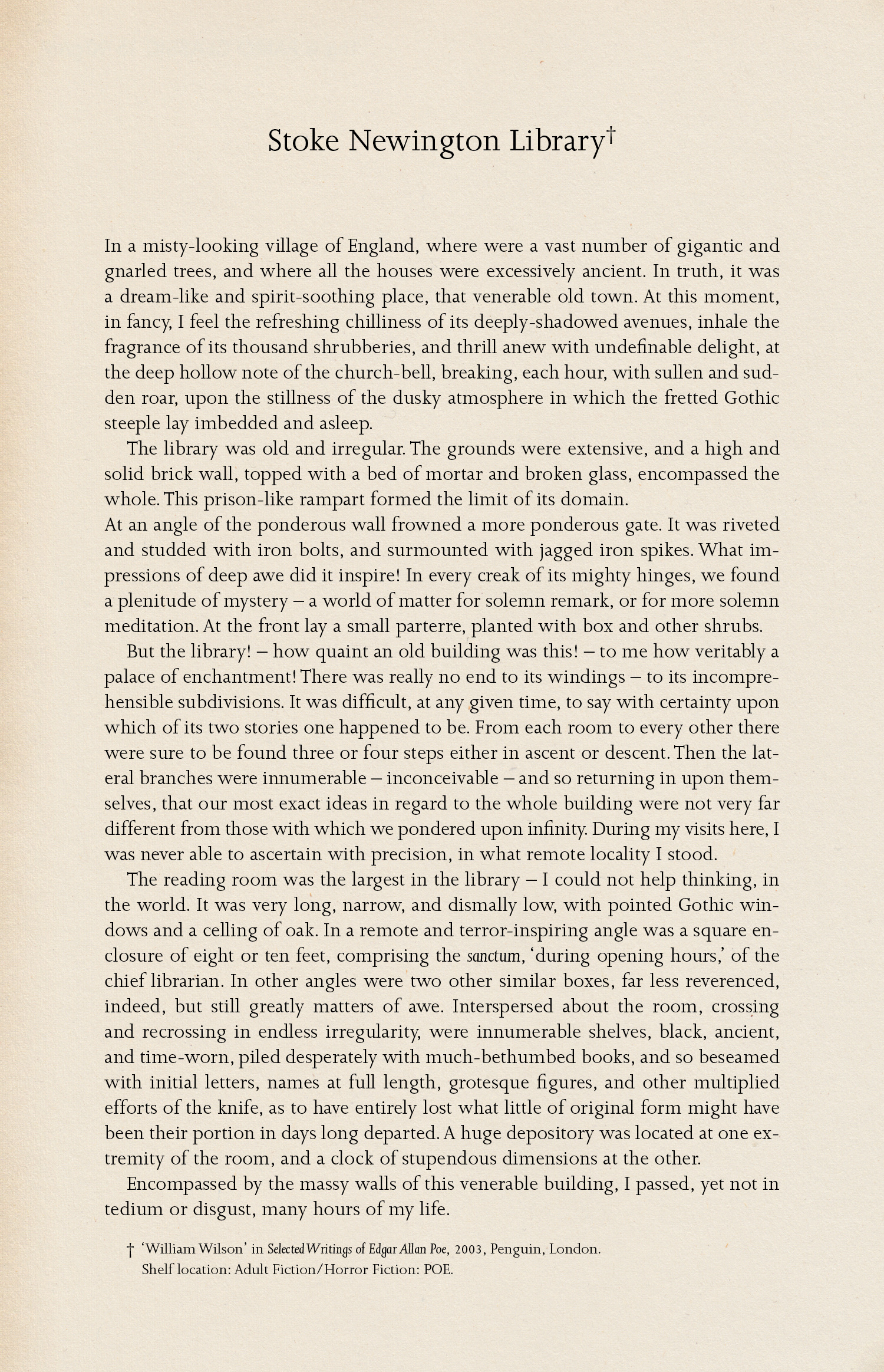 Stoke Newington Library All the Libraries in London