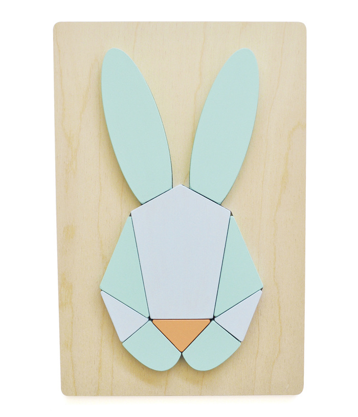 Bunny Wooden Puzzle - www.chloefleury.com
