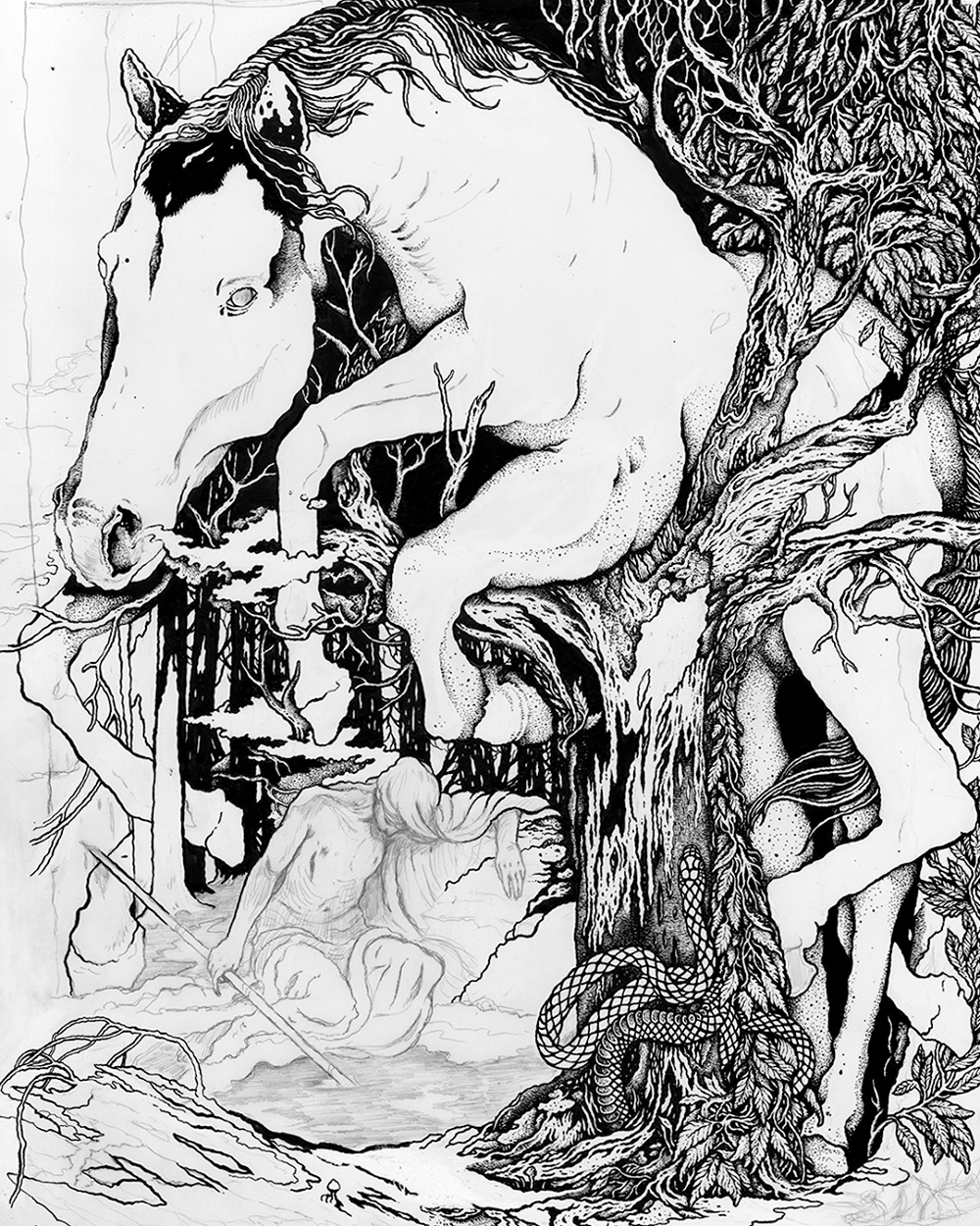 SunnO))) Let There Be Drone - David V. D'Andrea | Illustration