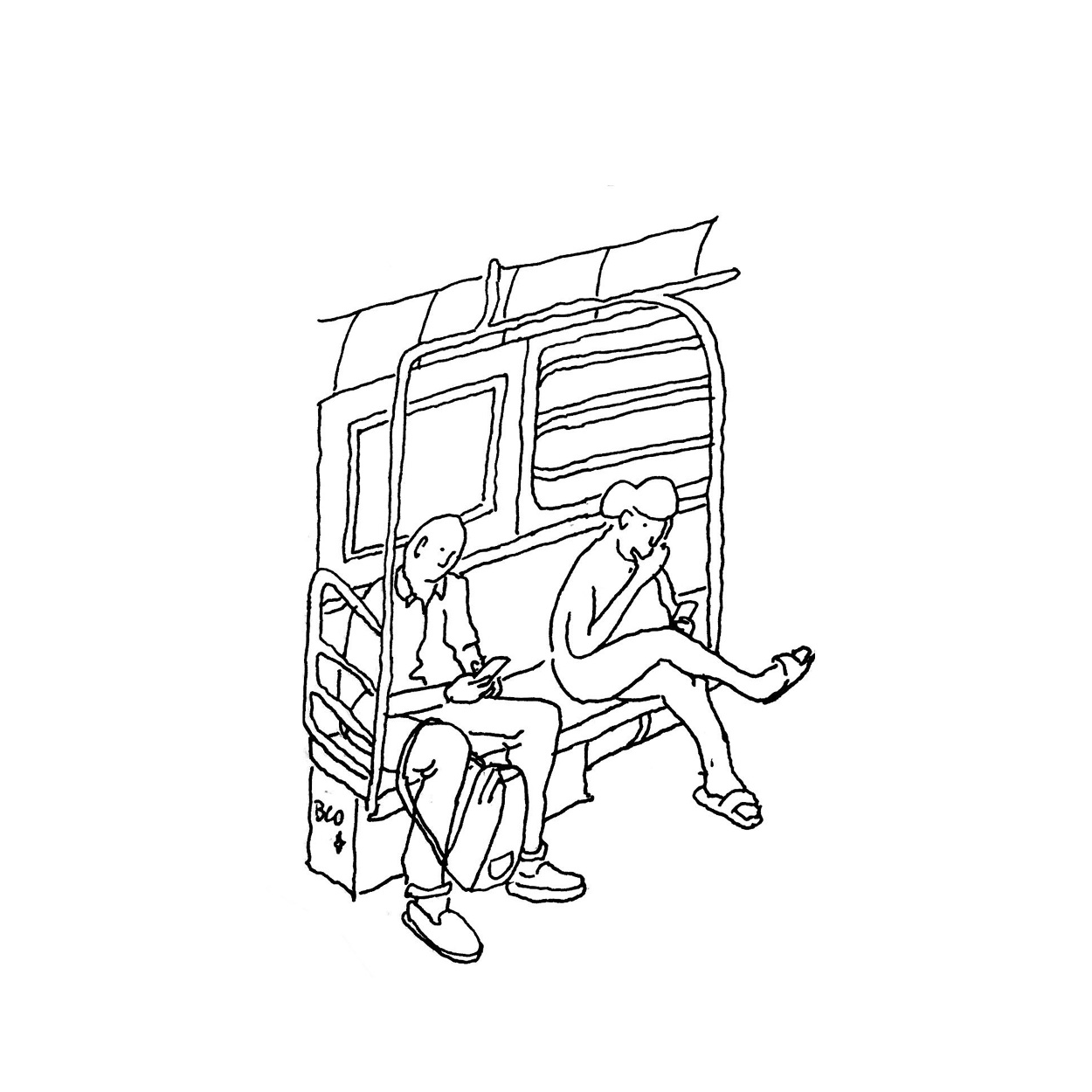 Subway Sketches Zachary Veach