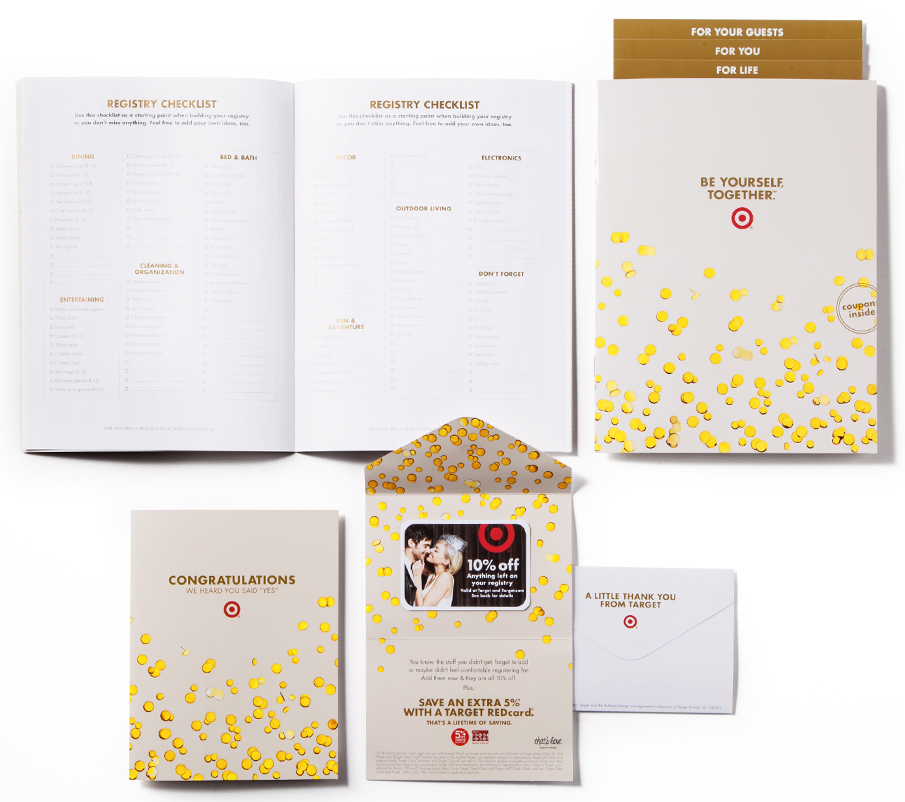 Target Wedding Registry Kit Adam Hayes Lewis—Creative Direction & Design