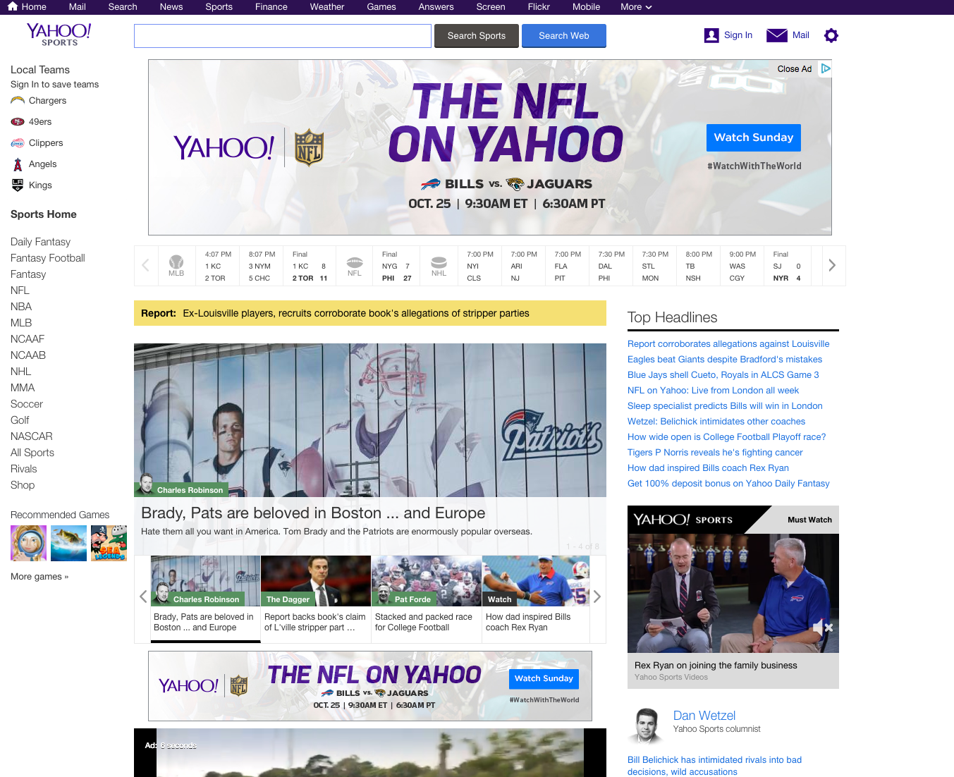 NFL Live on Yahoo - Brian Flaherty