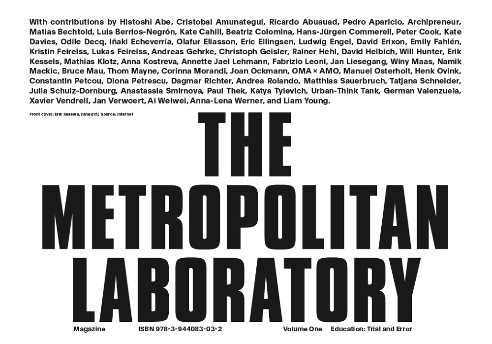 Metropolis Lab Owner The Metropolitan Laboratory - Studio Lukas Feireiss