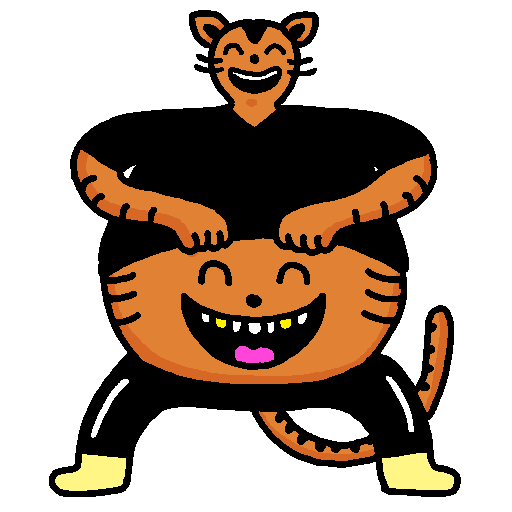 Animated Sticker pack for Whatsapp "Laugh it Off" Pablo Delcielo