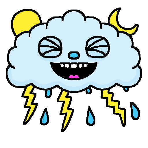 Animated Sticker pack for Whatsapp "Laugh it Off" Pablo Delcielo