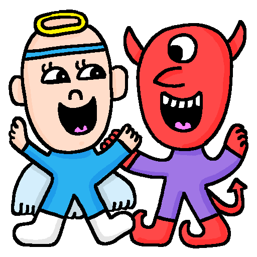 Animated Sticker pack for Whatsapp "Laugh it Off" Pablo Delcielo