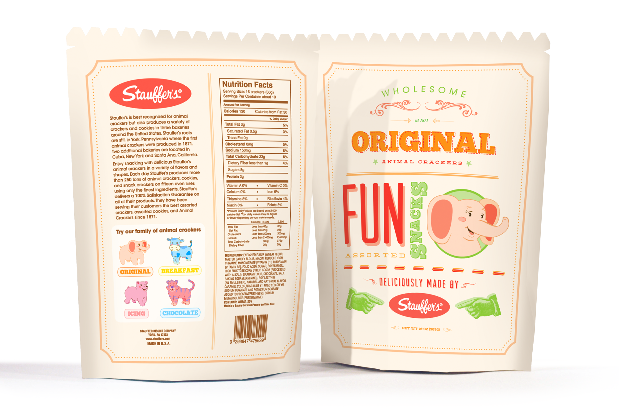 Animal Crackers Packaging Taylor Benvenutti