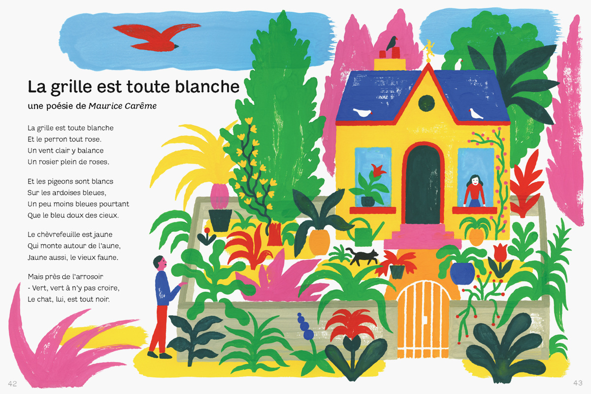 Cm1 Cm2 Poésie Le Givre De Maurice Carême Dessin Maurice Carême - Laurent Moreau