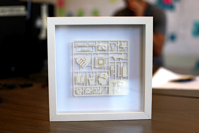 thank you cards 3d printing shachar aylon creative portfolio