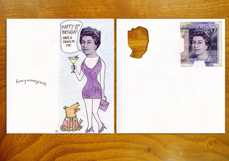 Funny Money Cards - Katy and Steve