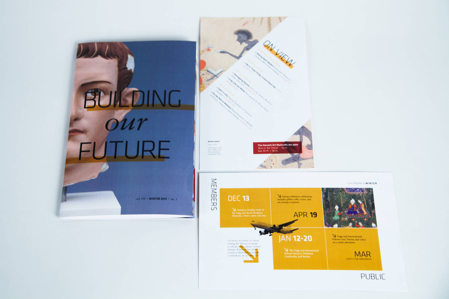 Harvard University Museum Brochure - amj design