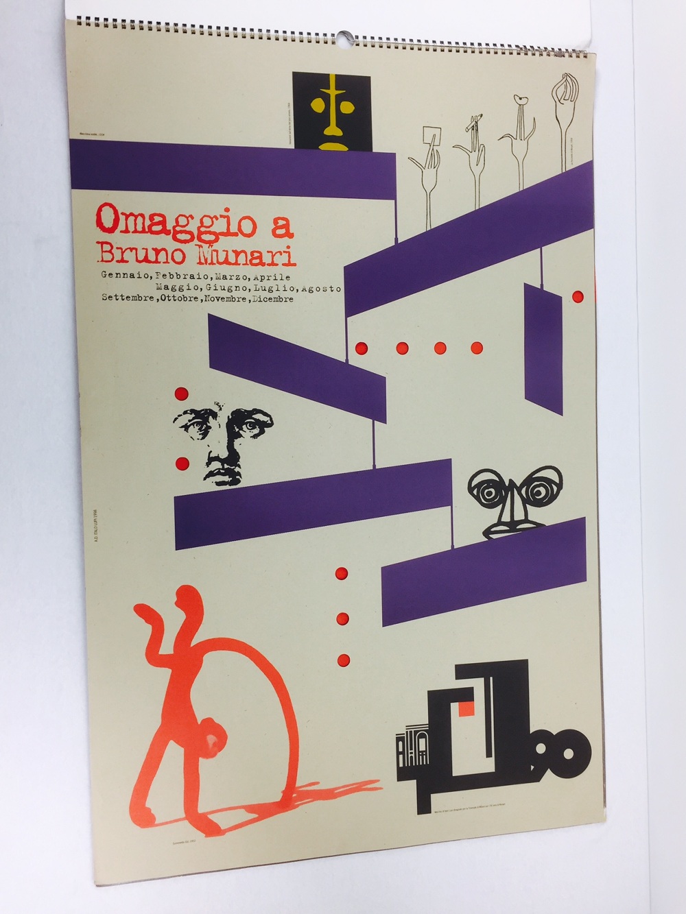 Calendario 1998 With Graphics Design By Most Famous Italian Designers Www Wow Gallery