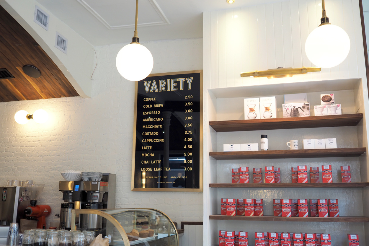 Variety Coffee Roasters Menu Brush & Leaf Inc.