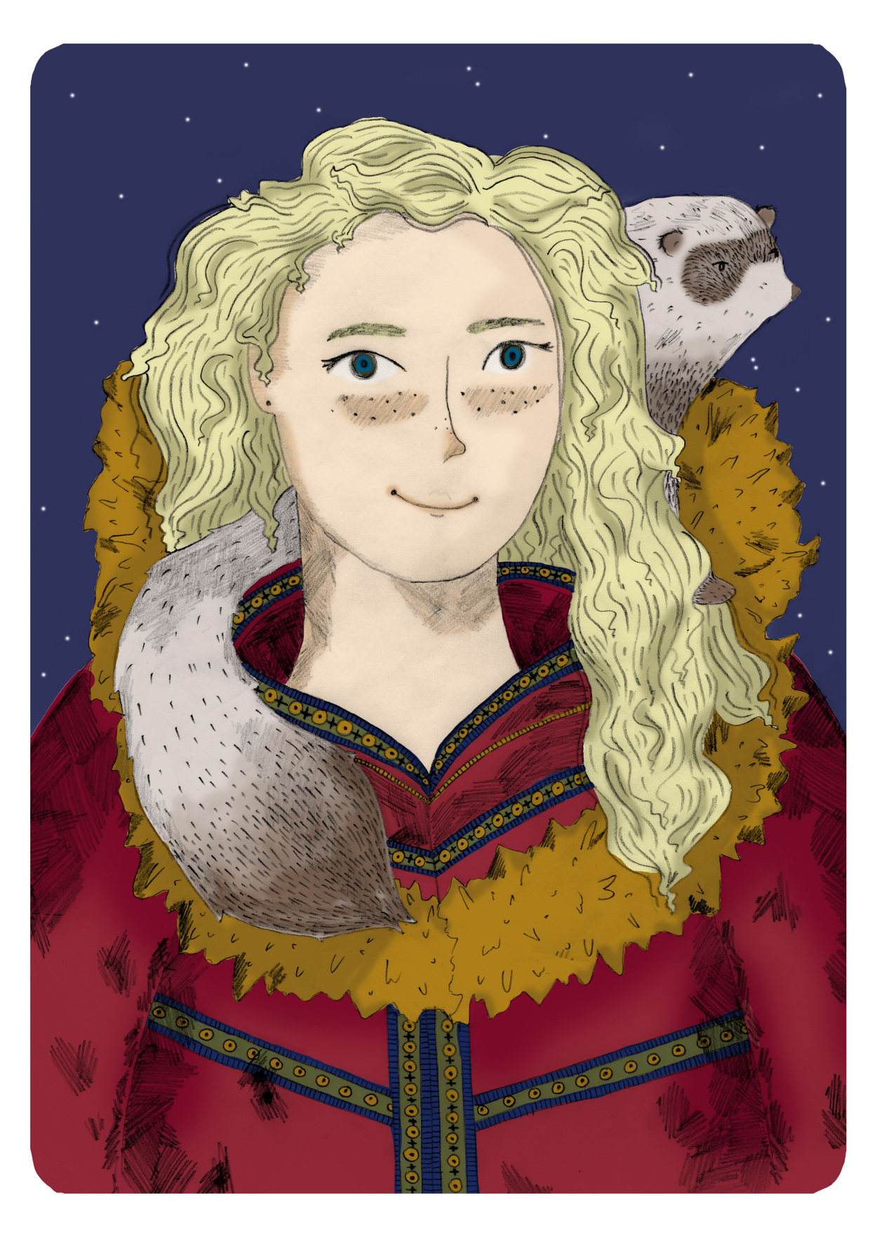 Lyra Belacqua - Emily Hunter Illustration