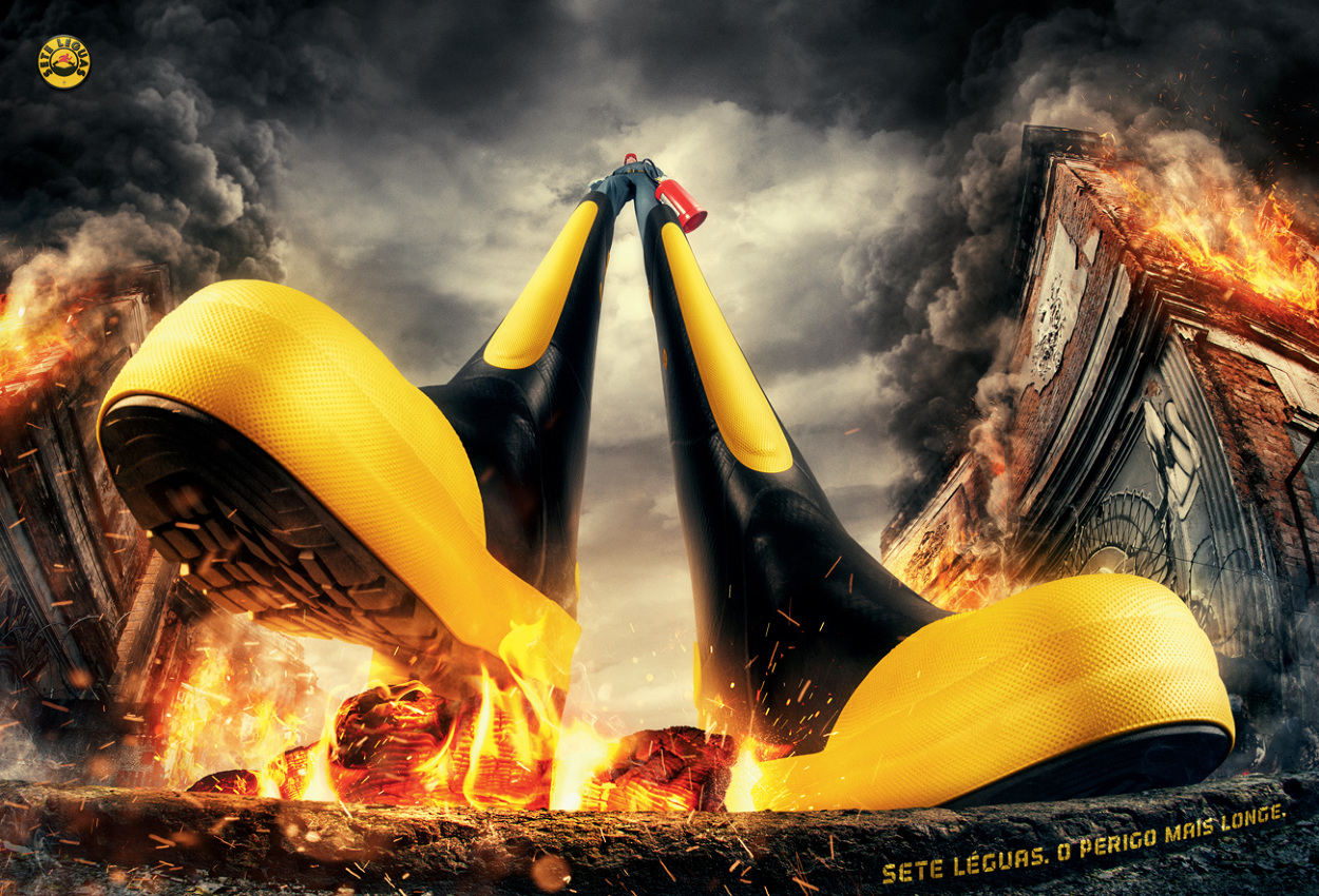 bota sete leguas rosa