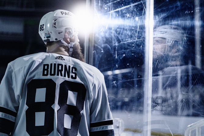 Carte Sport Brent Burns - Upper Deck MVP 2022-23 - San Jose Sharks - Édition Ice