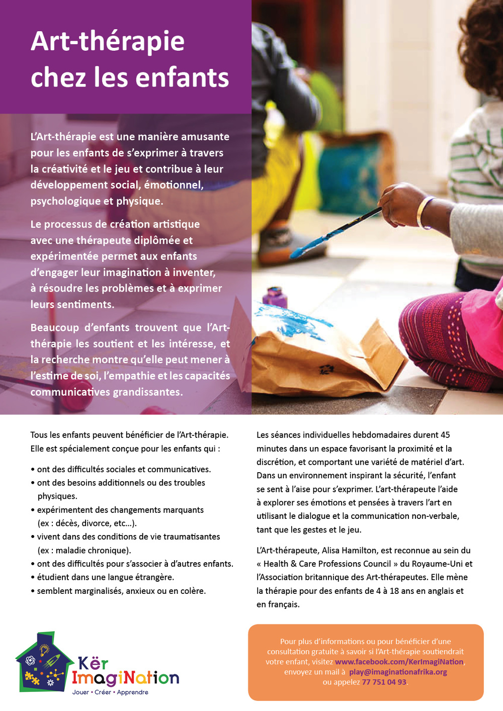 Art Therapie Dakar Alisa Hamilton