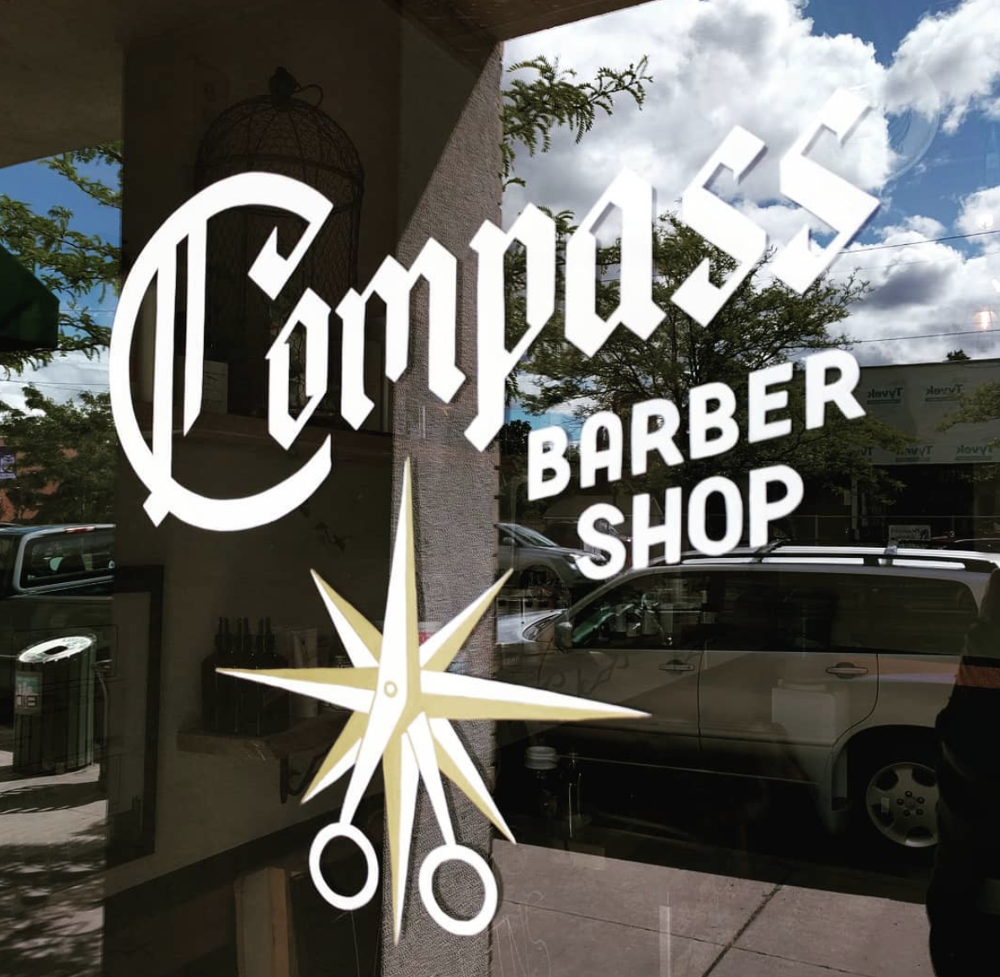 Compass Barber Shop Lariat Creative • Bellingham Flag • Seattle Flag