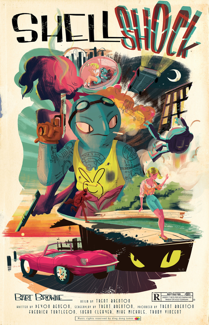 Shell Shock - Bart Browne Illustration