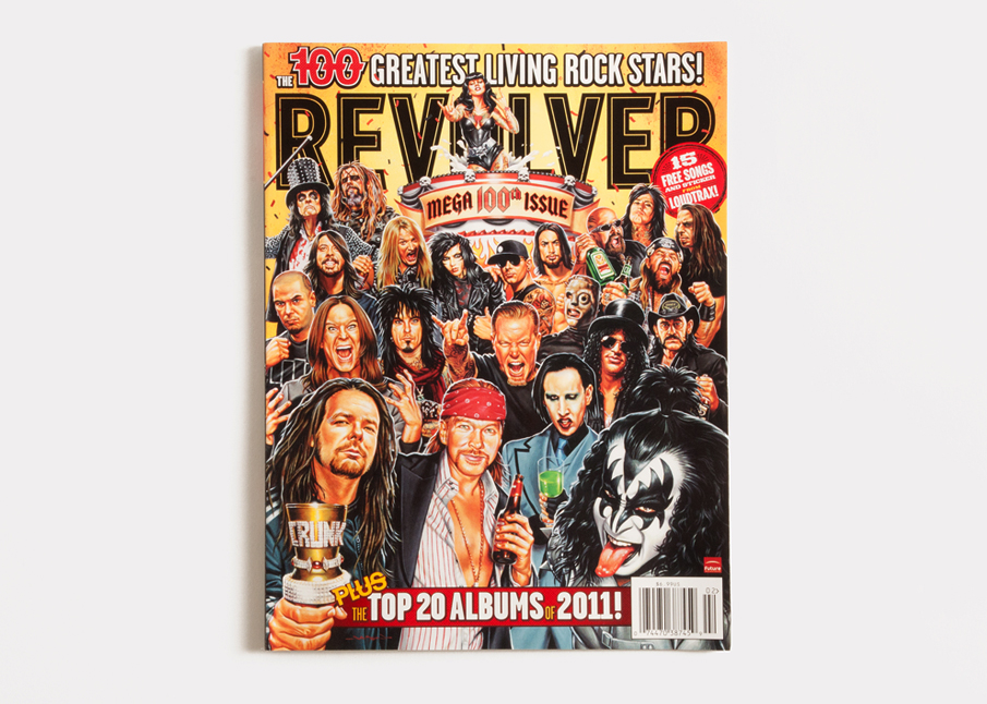 Revolver George Cover Andy Orge | Art Director, Graphic Design | Brooklyn NY