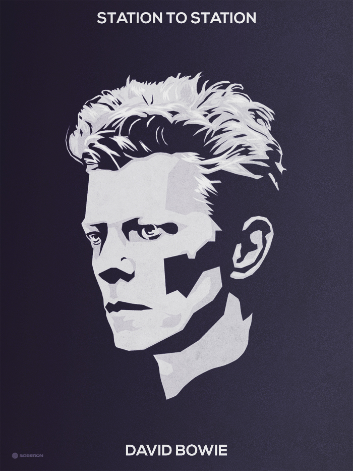 David Bowie / Station To Station - Soberón | graphic • illustra • web