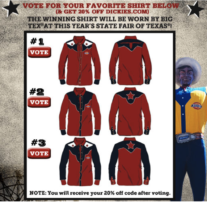 big tex dickies shirt