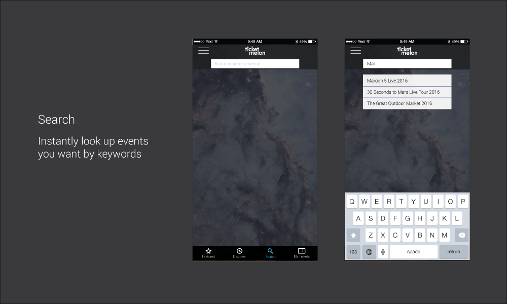 Ticketmelon's Attendee App - Paphavee's Collectives