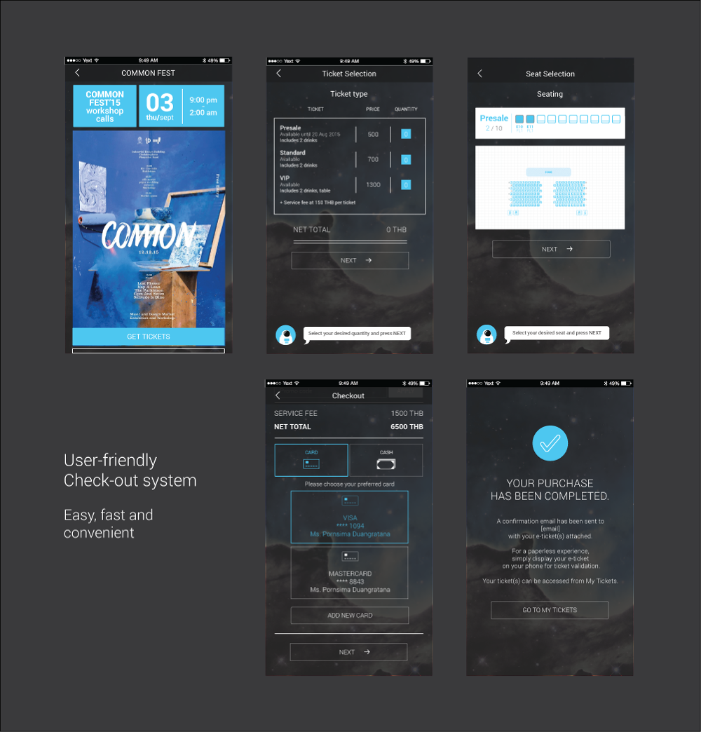 Ticketmelon's Attendee App - Paphavee's Collectives