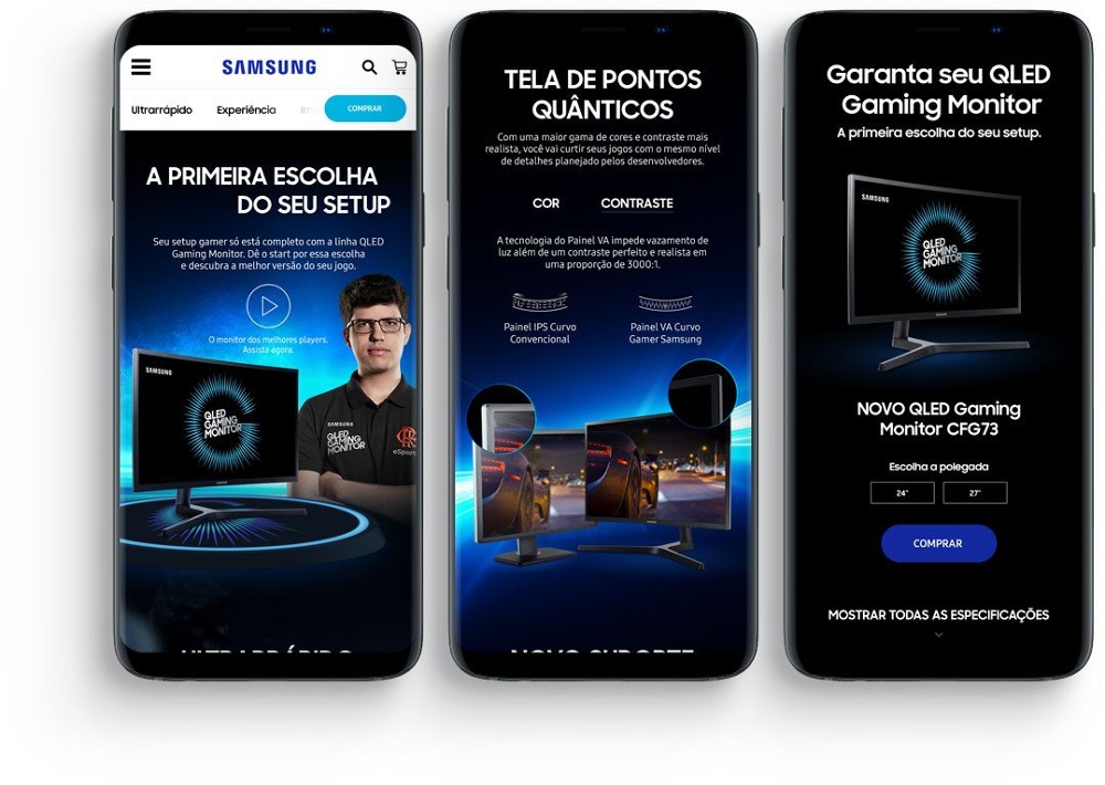 Samsung Gaming Monitor Augusto Conter Creative Copywriter